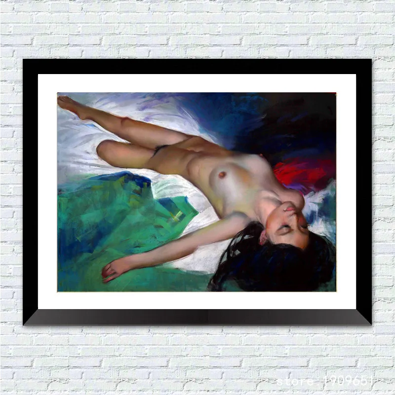 

cotton classical figures nude art sexy girl canvas printings printed on cotton no frame home wall art decoration picture