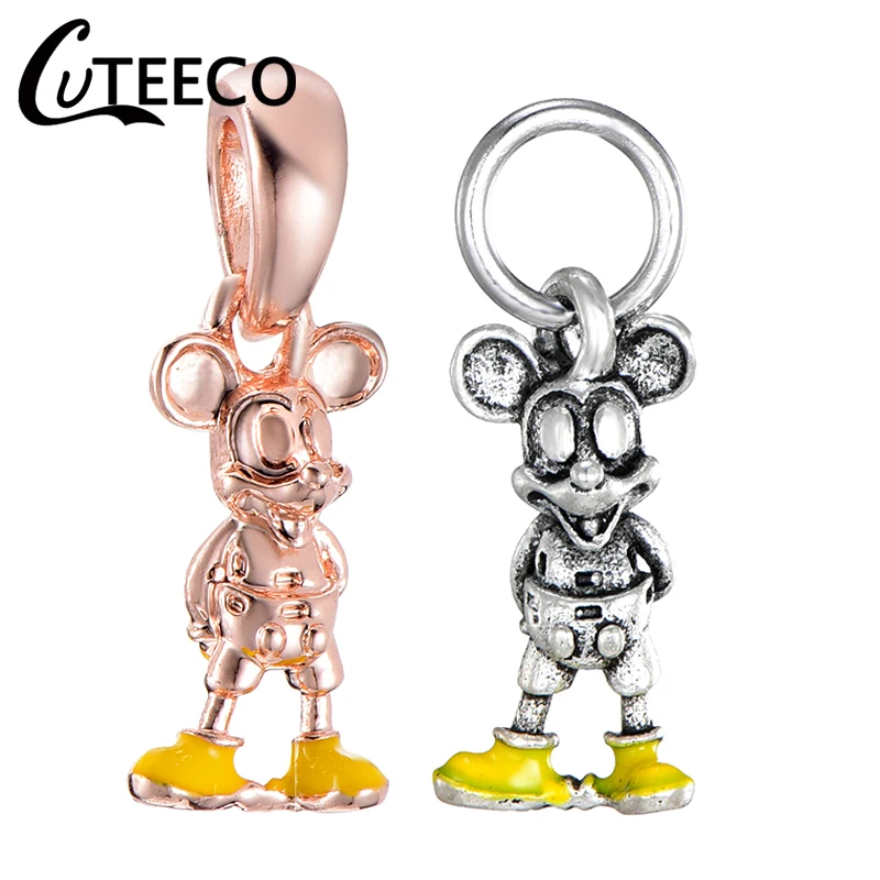CUTEECO New Silver Plated Enamel Mickey&Minnie Mouse Pendant Dangle Cartoon Charms Fits Pandora Charm Bracelets Jewelry
CUTEECO New Silver Plated Enamel Mickey&Minnie Mouse Pendant Dangle Cartoon Charms Fits Pandora Charm Bracelets Jewelry