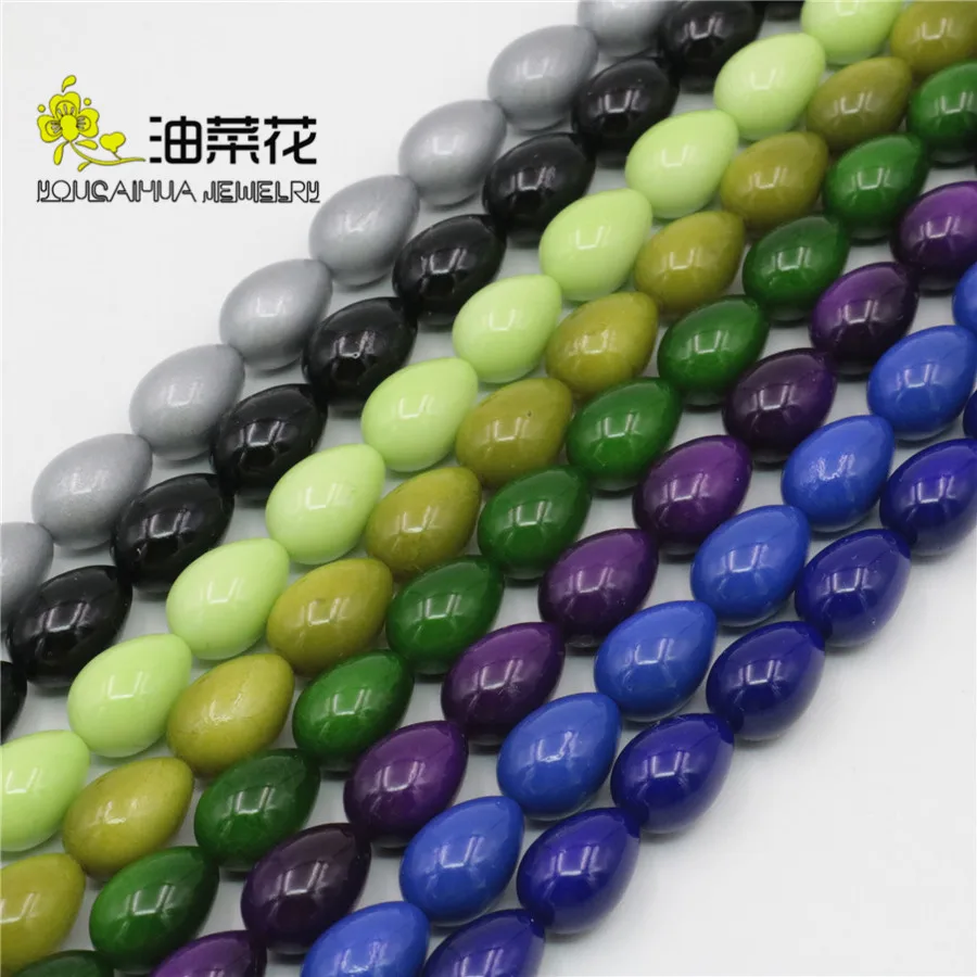10x14mm Multi Color Accessory Parts Necklace Bracelet Crafts Glass pearls Loose DIY Oval Beads Lucky Stones Women Girls Gifts
10x14mm Multi Color Accessory Parts Necklace Bracelet Crafts Glass pearls Loose DIY Oval Beads Lucky Stones Women Girls Gifts