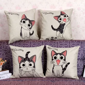 Fashion Hot cute Style Cat printed pillow cover Home hotel car Furnishing back rest lazy back decorative pillowcase
Fashion Hot cute Style Cat printed pillow cover Home hotel car Furnishing back rest lazy back decorative pillowcase