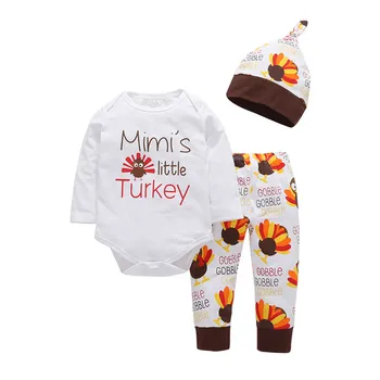 2019 Kids Baby Thanksgiving Toddler Infant Baby Print T shirt Top+Pants+Hat Outfits Clothes Set
2019 Kids Baby Thanksgiving Toddler Infant Baby Print T shirt Top+Pants+Hat Outfits Clothes Set