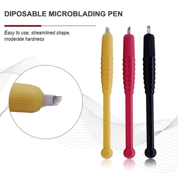 10pcs Sterile Microblading Manual Disposable Pen With Needles Eyebrow Tattoo Permanent Makeup 9pin/12pin/18U Shape Needles Blade
10pcs Sterile Microblading Manual Disposable Pen With Needles Eyebrow Tattoo Permanent Makeup 9pin/12pin/18U Shape Needles Blade