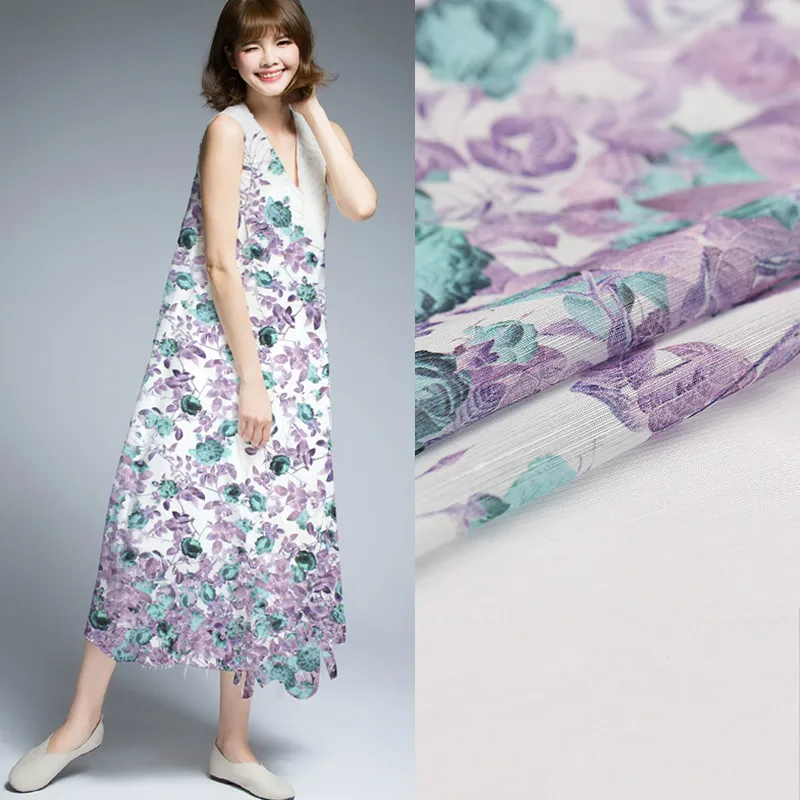 Silk linen blended fabric digital inkjet silk fabric custom fabric printing summer dress linen fabric wholesale linen cloth flax
Silk linen blended fabric digital inkjet silk fabric custom fabric printing summer dress linen fabric wholesale linen cloth flax