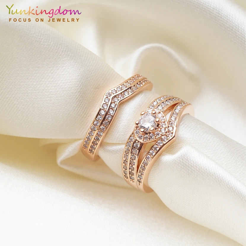 Fashion Wedding Ring Set for Women and Men Sparkling Pave Zircon Rhinestone Stone Rings Female Luxury Jewelry K2255
Fashion Wedding Ring Set for Women and Men Sparkling Pave Zircon Rhinestone Stone Rings Female Luxury Jewelry K2255