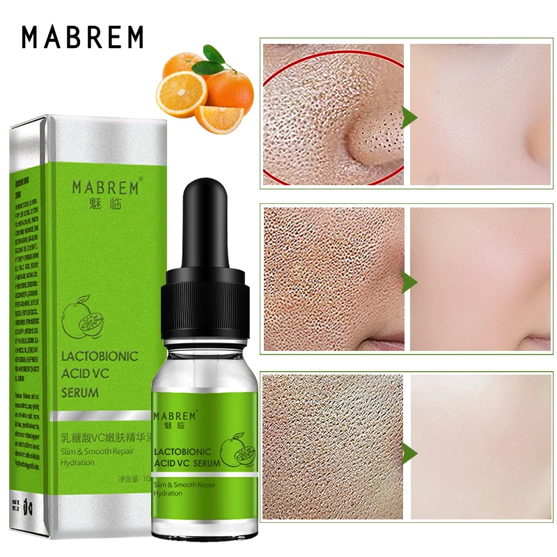 10ml Repair Pore Moisturizing Care Oil Control Smooth Skin Lactobionic Acid VC Tender Serum Removes Keratin And Blackhead Serum
10ml Repair Pore Moisturizing Care Oil Control Smooth Skin Lactobionic Acid VC Tender Serum Removes Keratin And Blackhead Serum