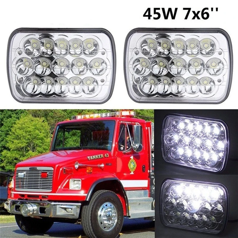 4Pc 7x6 45w Luminou Led Combo For Fire Truck,Special vehicles,Engineering vehiclesWork Light Car Driving Lamp Offroad Light Bar 
4Pc 7x6 45w Luminou Led Combo For Fire Truck,Special vehicles,Engineering vehiclesWork Light Car Driving Lamp Offroad Light Bar