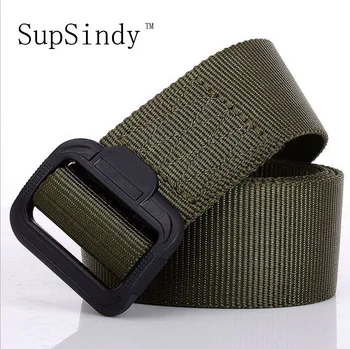 SupSindy men canvas belt unisex plastic buckle military belt Army tactical belts for men top quality male strap Army green 120cm
SupSindy men canvas belt unisex plastic buckle military belt Army tactical belts for men top quality male strap Army green 120cm