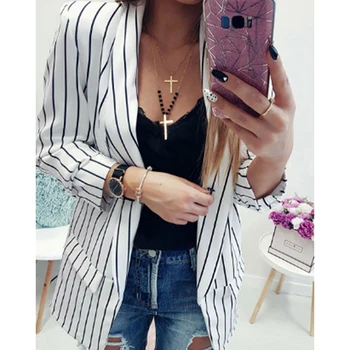 OL Work Blazer Jacket Striped Office Lady Suits Elegant Women Blazers Fashion Slim Jacket Spring Autumn Cardigan Femme
OL Work Blazer Jacket Striped Office Lady Suits Elegant Women Blazers Fashion Slim Jacket Spring Autumn Cardigan Femme