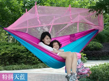 Wholesale Portable 260*140CM Tree Hanging Hammocks Outdoor Casual Swing chair with Anti-mosquito nets
Wholesale Portable 260*140CM Tree Hanging Hammocks Outdoor Casual Swing chair with Anti-mosquito nets
