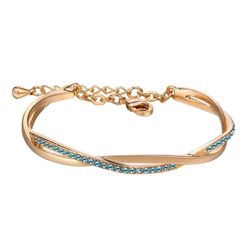2018 New Charming fashion Interlock Crisscross Bangle with Quality Austrian Crystal good for Christmas Gift Bijoux
2018 New Charming fashion Interlock Crisscross Bangle with Quality Austrian Crystal good for Christmas Gift Bijoux