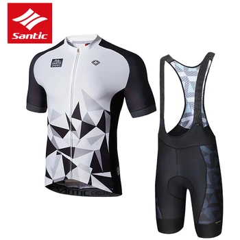 Santic Cycling Jersey Set Men TOP Brand Pro Team MTB Road Bike Bicycle Jersey Breathable Quick Dry Cycling Clothing Set
Santic Cycling Jersey Set Men TOP Brand Pro Team MTB Road Bike Bicycle Jersey Breathable Quick Dry Cycling Clothing Set