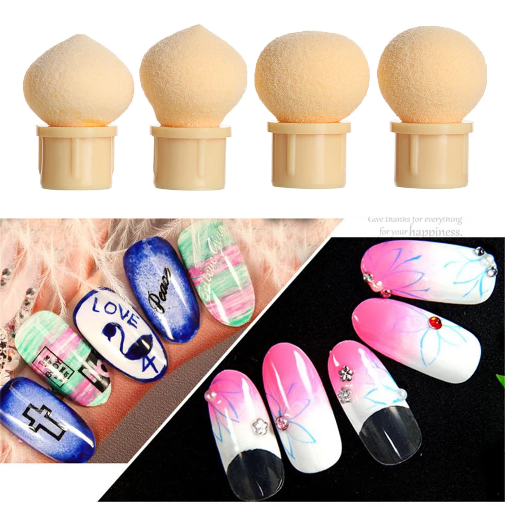 6PCS/Set Reusable Double Gradient Nail Art makeup Brush Blooming Printing UV Gel Nail Art Pen Brush Replaceable Sponge Heads
6PCS/Set Reusable Double Gradient Nail Art makeup Brush Blooming Printing UV Gel Nail Art Pen Brush Replaceable Sponge Heads