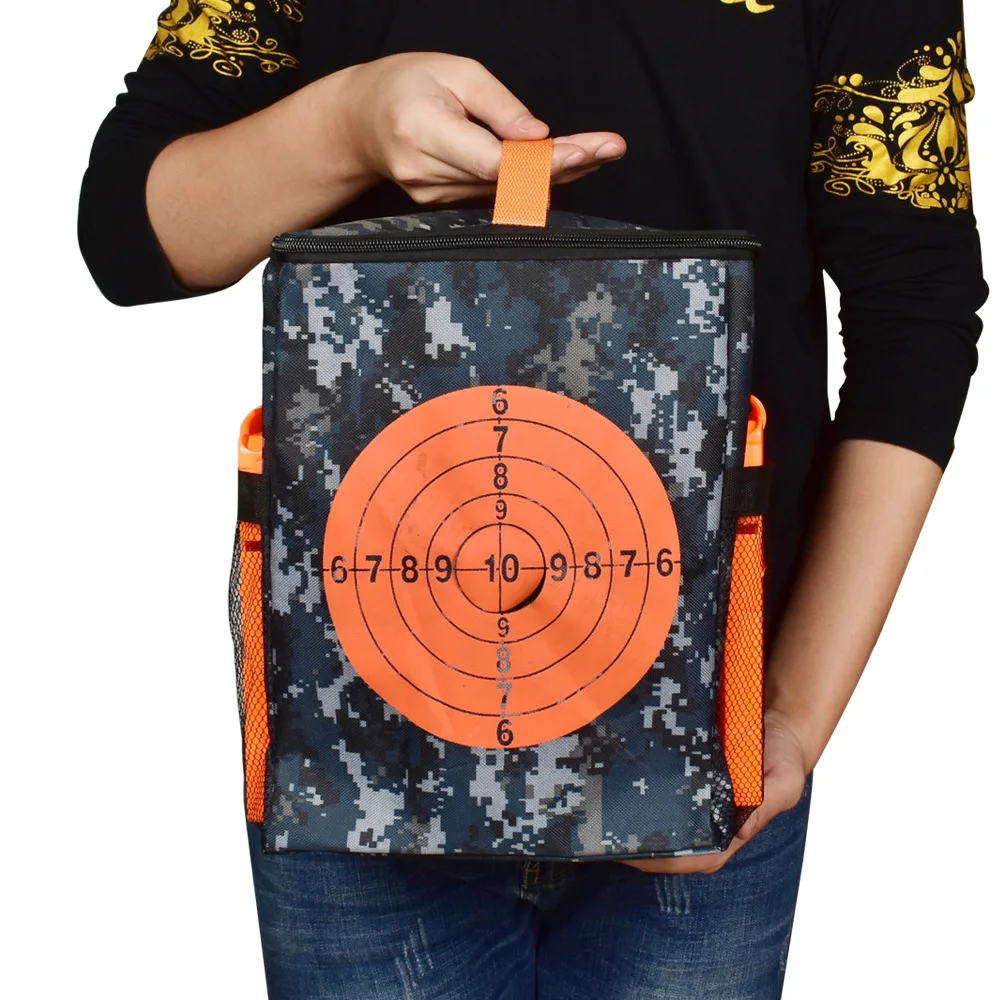 Target Bag Pouch Storage Carry Equipment Bag with 2PCS Hooks for Nerf Gun Sniper For N-strike Elite / Mega / Rival Series
Target Bag Pouch Storage Carry Equipment Bag with 2PCS Hooks for Nerf Gun Sniper For N-strike Elite / Mega / Rival Series