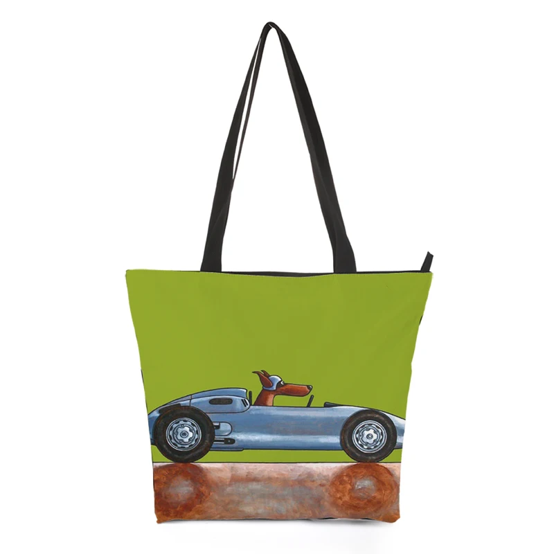 CROWDALE DIY Customizer Women Bags Cute car dog Printing Shoulder Bag Female Canvas bags Lady shopping bag 44.5cm*35cm
CROWDALE DIY Customizer Women Bags Cute car dog Printing Shoulder Bag Female Canvas bags Lady shopping bag 44.5cm*35cm