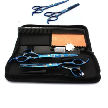 6pcs/set 7 inch Professional barber Pet Dog Scissors Pet Hair cut Tools scissors stainless steel salon hairdressing accessories
6pcs/set 7 inch Professional barber Pet Dog Scissors Pet Hair cut Tools scissors stainless steel salon hairdressing accessories