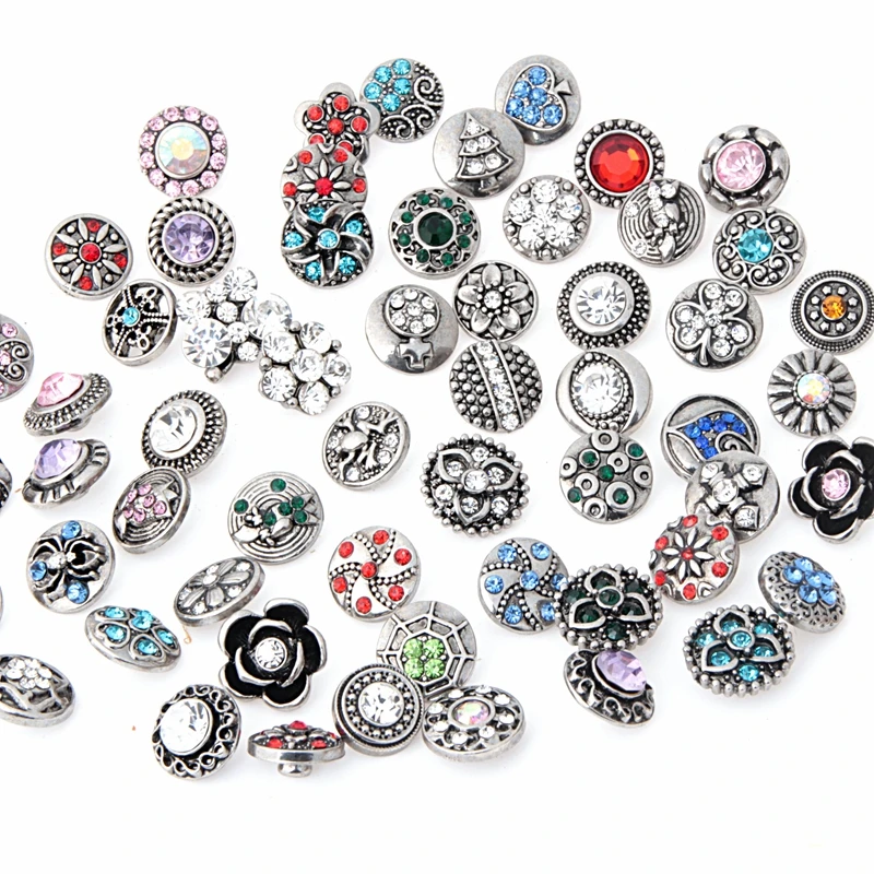Hot wholesale 100pcs/lot High quality Mix Many styles 12mm Metal Snap Button Charm Rhinestone Styles Button Snaps Jewelry
Hot wholesale 100pcs/lot High quality Mix Many styles 12mm Metal Snap Button Charm Rhinestone Styles Button Snaps Jewelry