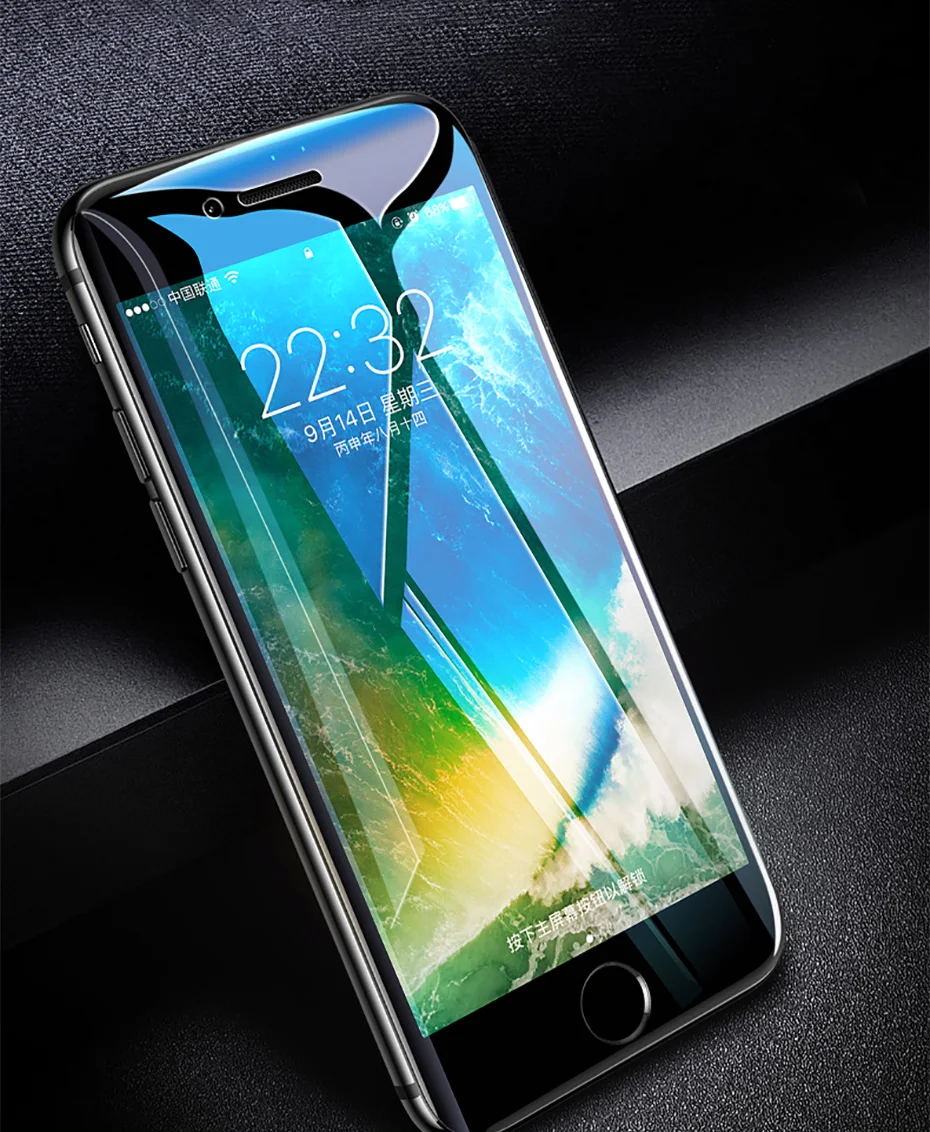 KHP 5D Full Cover Edge Tempered Glass For iPhone 6 7 8 Plus 5 X Screen Protector For iPhone 7 6S 8 5S SE X Film Tempered Glass (7)