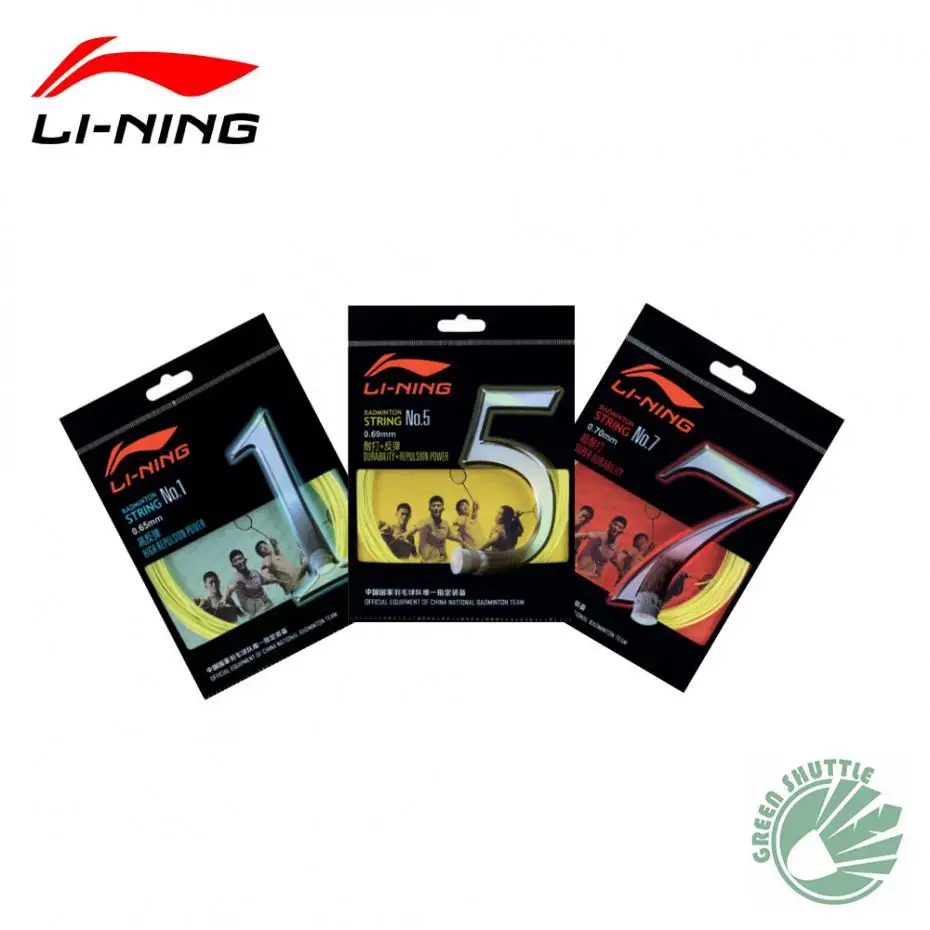 

2016 Genuine Lining Badminton String of China National Team Durability Repulsion Power Li-Ning Badminton Racket String No.1/5/7