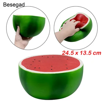 Besegad Soft Squishies Cute Kawaii Large Watermelon Slow Rising Squishy Toy for Children Adults Relieves Stress Anxiety Decor
Besegad Soft Squishies Cute Kawaii Large Watermelon Slow Rising Squishy Toy for Children Adults Relieves Stress Anxiety Decor