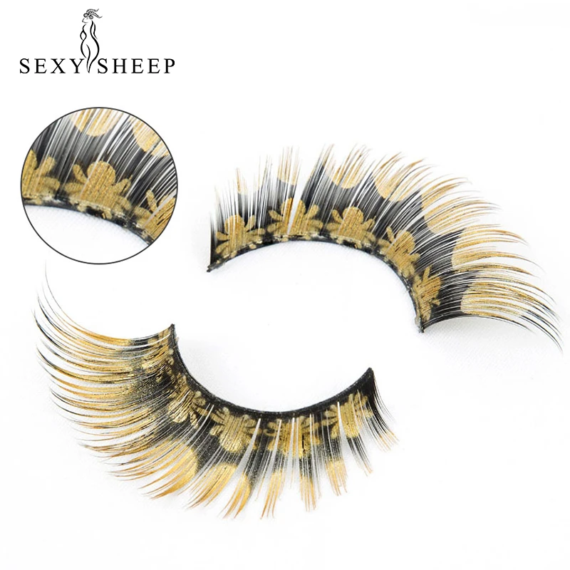 1 Pair Handmade False Eyelashes Colorful Halloween Costume Party Fake Eyelashes Spider Pattern Thick Eye Lashes Party
1 Pair Handmade False Eyelashes Colorful Halloween Costume Party Fake Eyelashes Spider Pattern Thick Eye Lashes Party