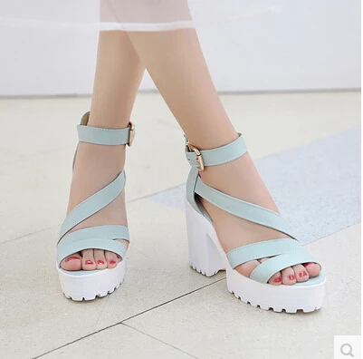 Spring Fashion 2016 new large size 40-46 custom belt buckle waterproof Ms. sandals sexy sexy
Spring Fashion 2016 new large size 40-46 custom belt buckle waterproof Ms. sandals sexy sexy