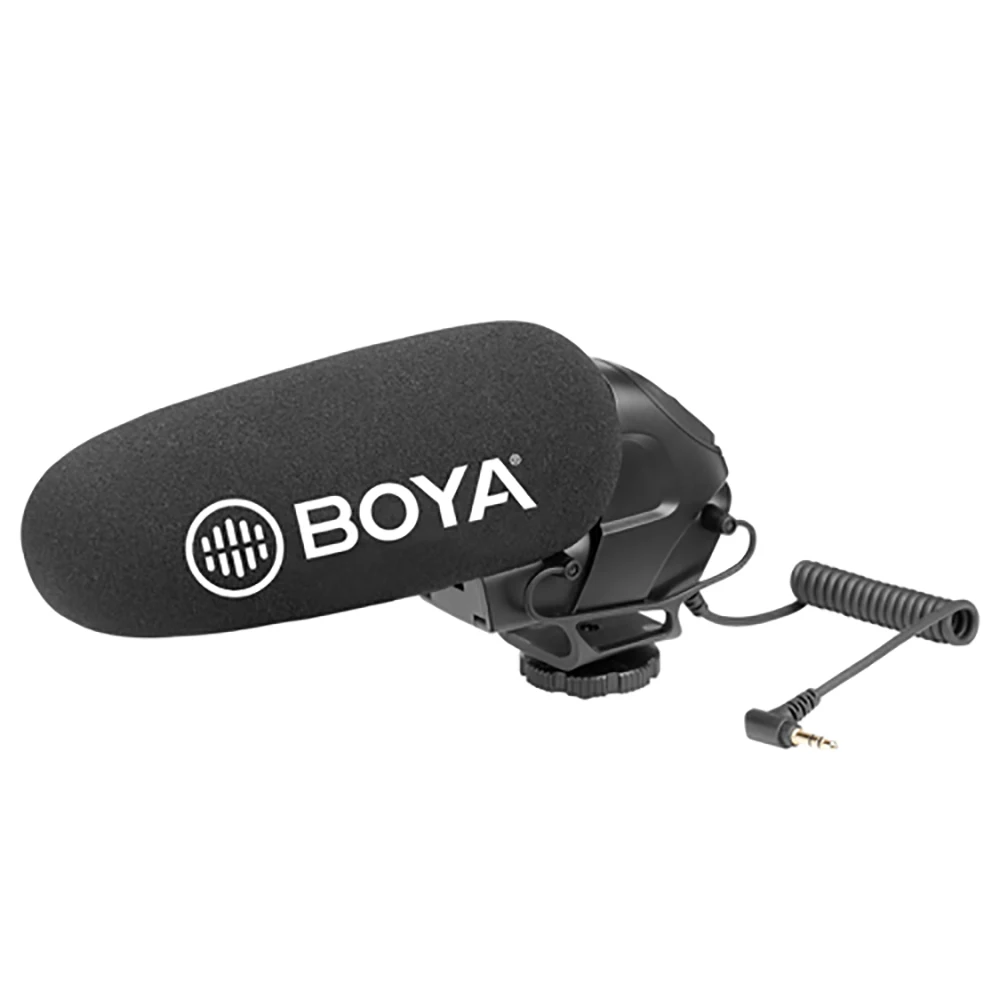 BOYA BM3031 Condenser Microphone on Camera Recording Studio Profissional 3.5mm Wired for Camera for Nikon Youtube Studio MIC
BOYA BM3031 Condenser Microphone on Camera Recording Studio Profissional 3.5mm Wired for Camera for Nikon Youtube Studio MIC