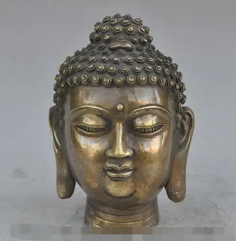S4475 8"tibet buddhism bronze joss sakyamuni Shakyamuni Tathagata buddha head statue
S4475 8"tibet buddhism bronze joss sakyamuni Shakyamuni Tathagata buddha head statue