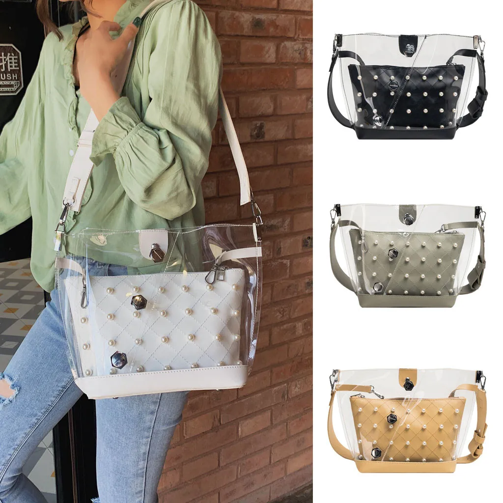 2Pcs Women Pearl Crossbody Bag Leather Cute Waterproof Candy Color Messenger Bag for 2019
2Pcs Women Pearl Crossbody Bag Leather Cute Waterproof Candy Color Messenger Bag for 2019
