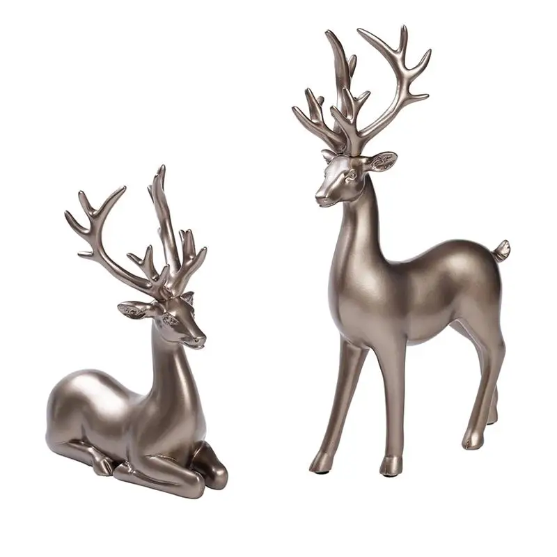 2pcs Artistic Resin Deer Decorations Elk Decor Classy Exqusite Aesthetic Figurine Craft Sculpture for Bedroom Office Living Room
2pcs Artistic Resin Deer Decorations Elk Decor Classy Exqusite Aesthetic Figurine Craft Sculpture for Bedroom Office Living Room