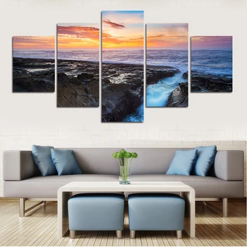 5 Framed High-Quality Modern Printed On Canvas Seaside Sunset Oil Painting Wall Hanging Living Room Decoration Pictures Framed
5 Framed High-Quality Modern Printed On Canvas Seaside Sunset Oil Painting Wall Hanging Living Room Decoration Pictures Framed