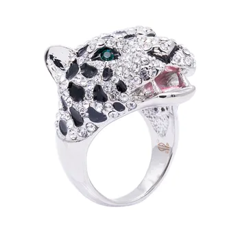 Silver tone Animal Panther Leopard Cocktail Rings for Women Austrian Crystal White fit Sensitive Skin Brand SRA1695A
Silver tone Animal Panther Leopard Cocktail Rings for Women Austrian Crystal White fit Sensitive Skin Brand SRA1695A