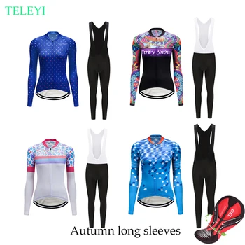 Women's bicycle dress 2020 long sleeve cycling jersey set pro racing bike clothes mtb maillot suit wear sport uniform clothing
Women's bicycle dress 2020 long sleeve cycling jersey set pro racing bike clothes mtb maillot suit wear sport uniform clothing