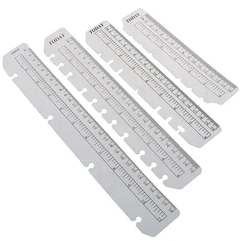 New 2Pcs/Set Rulers A4 A5 A6 B5 Planner For Spiral Notebook Tools School & Educational Supplies Suitable For Notebook Organizer
New 2Pcs/Set Rulers A4 A5 A6 B5 Planner For Spiral Notebook Tools School & Educational Supplies Suitable For Notebook Organizer