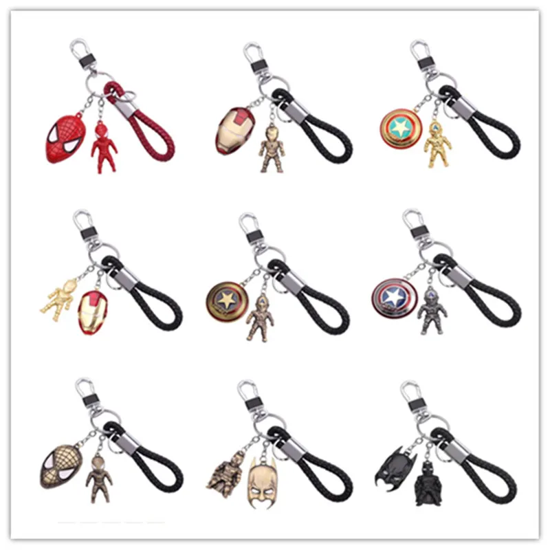 Cartoon Figure Avenger Key Chain Metal Anime Hulk Batman Key Ring Kid Toy Pendant Super Hero Keychain Holder Birthday Gifts
Cartoon Figure Avenger Key Chain Metal Anime Hulk Batman Key Ring Kid Toy Pendant Super Hero Keychain Holder Birthday Gifts