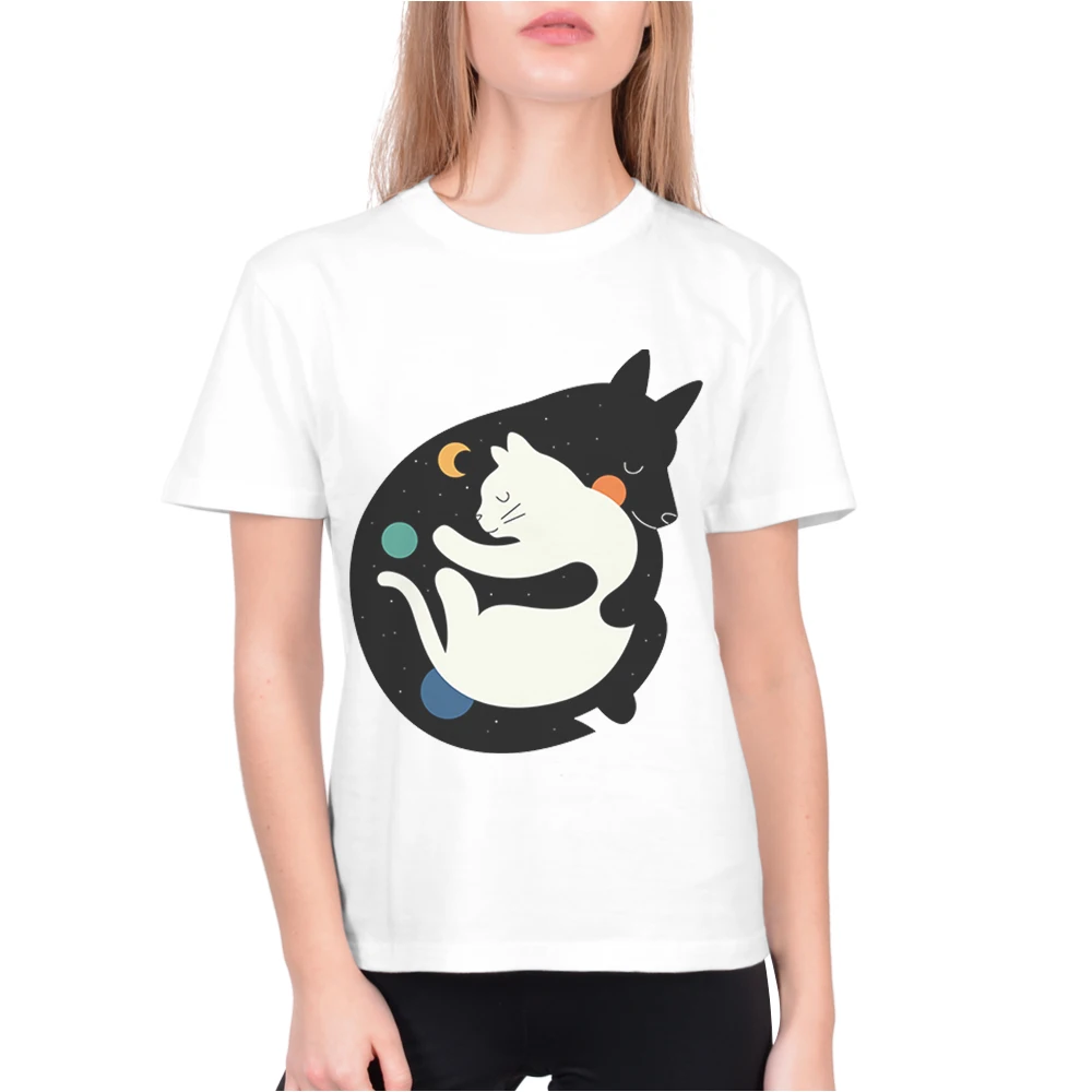 Women Cotton T Shirt Cat Printing Tops Short Sleeve Woman Tshirts Female Clothing Streetwear Brand White Tee Shirt Chemise Femme
Women Cotton T Shirt Cat Printing Tops Short Sleeve Woman Tshirts Female Clothing Streetwear Brand White Tee Shirt Chemise Femme