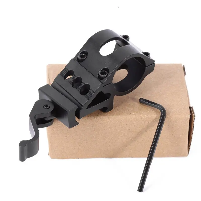 High Quality Tactical 1 Offset Picatinny/Weaver Rail Mount for Flashlights with Quick Release 25.4mm flashlight stand
High Quality Tactical 1 Offset Picatinny/Weaver Rail Mount for Flashlights with Quick Release 25.4mm flashlight stand