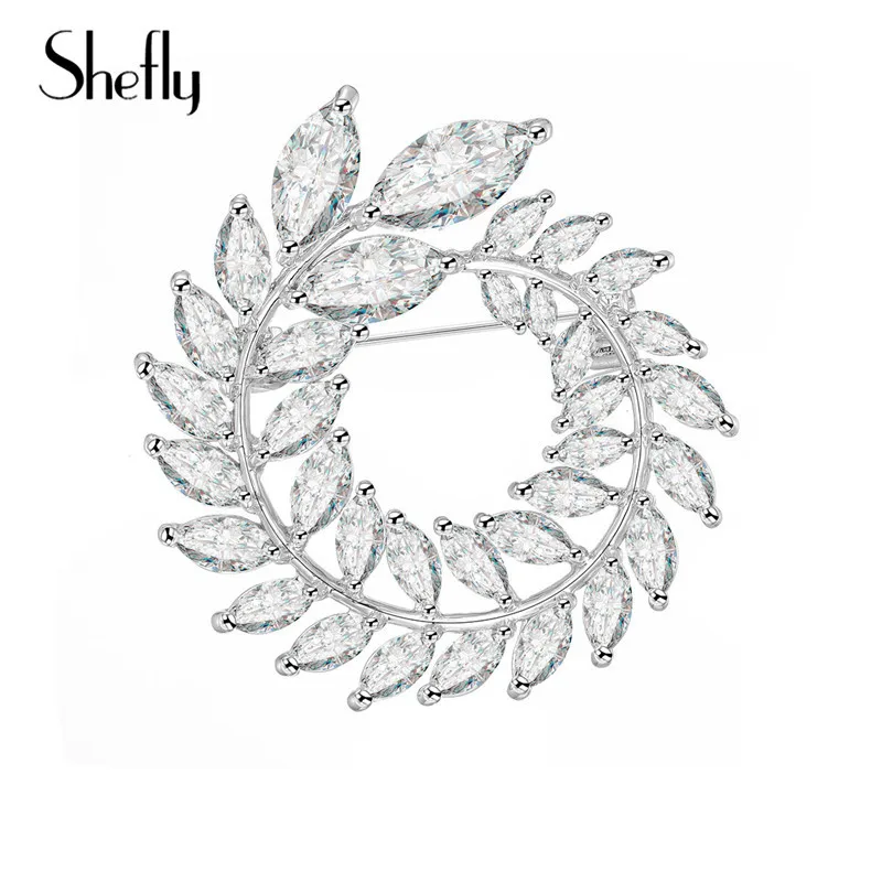 Garland Luxurious Brooches Pins Silver Plated Clear Austria Crystal Trendy Pins For Women Best Gifts & Broches De Strass Luxo
Garland Luxurious Brooches Pins Silver Plated Clear Austria Crystal Trendy Pins For Women Best Gifts & Broches De Strass Luxo