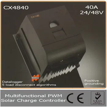 40A 24V 48V PWM Solar charge controller with LC Display, Auto Identification System &Temperature Compensation
40A 24V 48V PWM Solar charge controller with LC Display, Auto Identification System &Temperature Compensation