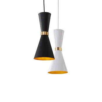 Nordic Creative Led Pendant Light Black White Lampshade Gold Hanging Lamp Diningroom E27 6W LED lamp Warm white AC220V Input
Nordic Creative Led Pendant Light Black White Lampshade Gold Hanging Lamp Diningroom E27 6W LED lamp Warm white AC220V Input