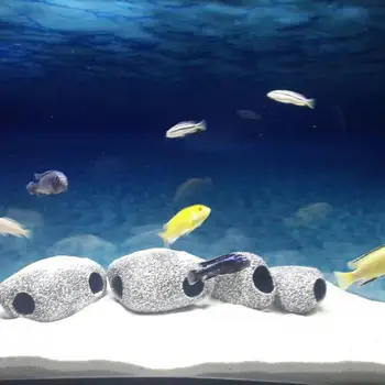 2 Size Ceramic Aquarium Cichlid Stone Rock Cave Stone Decoration Fish Tank Breeding Housing Shelter Ornament For Cichlid Fish
2 Size Ceramic Aquarium Cichlid Stone Rock Cave Stone Decoration Fish Tank Breeding Housing Shelter Ornament For Cichlid Fish