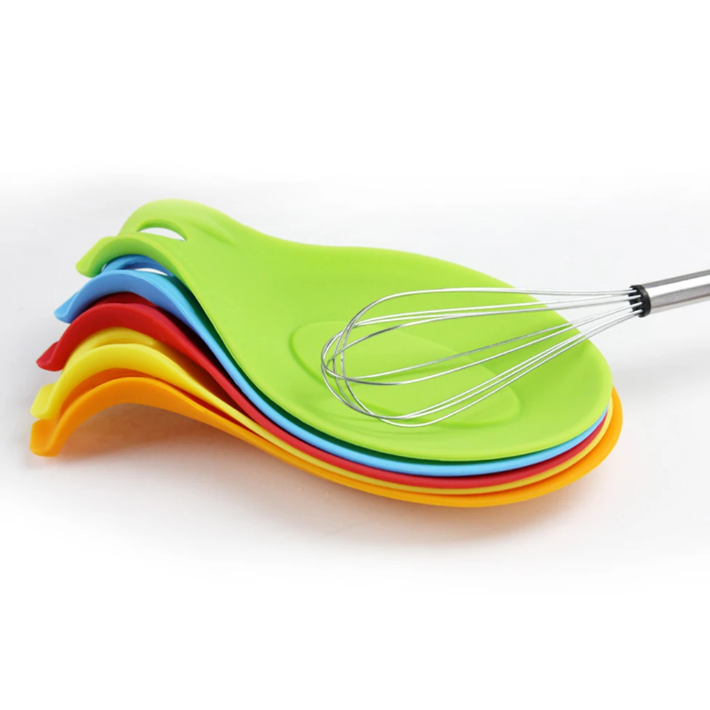 Kitchen Silicone Spoon Rest Heat Resistant Non-stick Silicone Cooking Tools Mat Spoon Rests Kitchen Tools Lid Rack Stand Spoon
Kitchen Silicone Spoon Rest Heat Resistant Non-stick Silicone Cooking Tools Mat Spoon Rests Kitchen Tools Lid Rack Stand Spoon