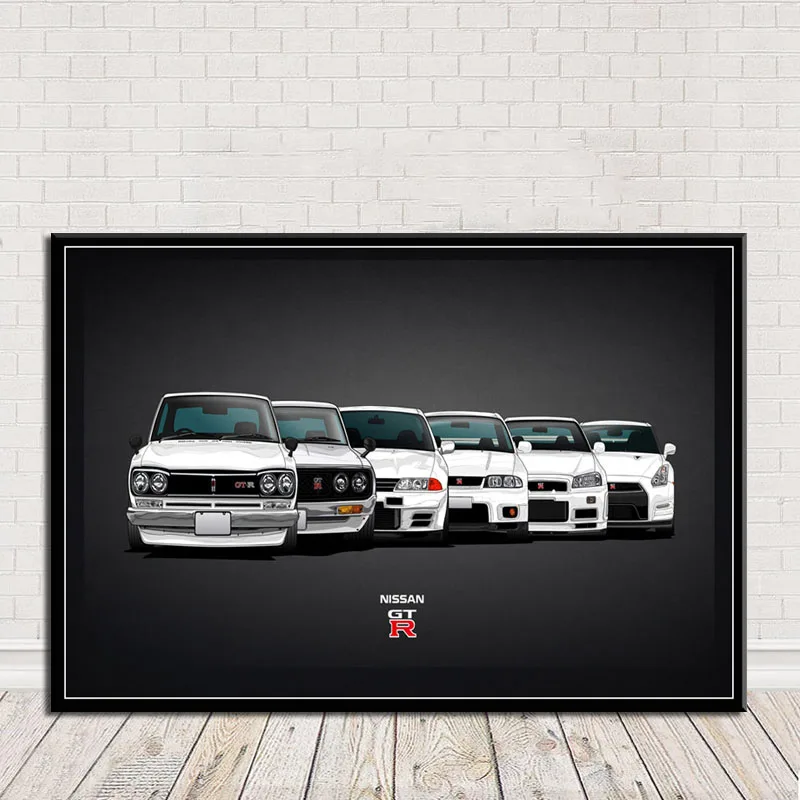 P139 GTR Power Vintage Skyline Super Car Racing Art Painting Silk Canvas Poster Wall Home Decor
P139 GTR Power Vintage Skyline Super Car Racing Art Painting Silk Canvas Poster Wall Home Decor
