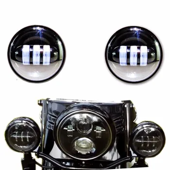 2 Pcs 4.5 INCH Motorcycle Led Fog Lamp 4-1/2" 30W Black Silver LED Auxiliary Fog Passing Light for Harley
2 Pcs 4.5 INCH Motorcycle Led Fog Lamp 4-1/2" 30W Black Silver LED Auxiliary Fog Passing Light for Harley