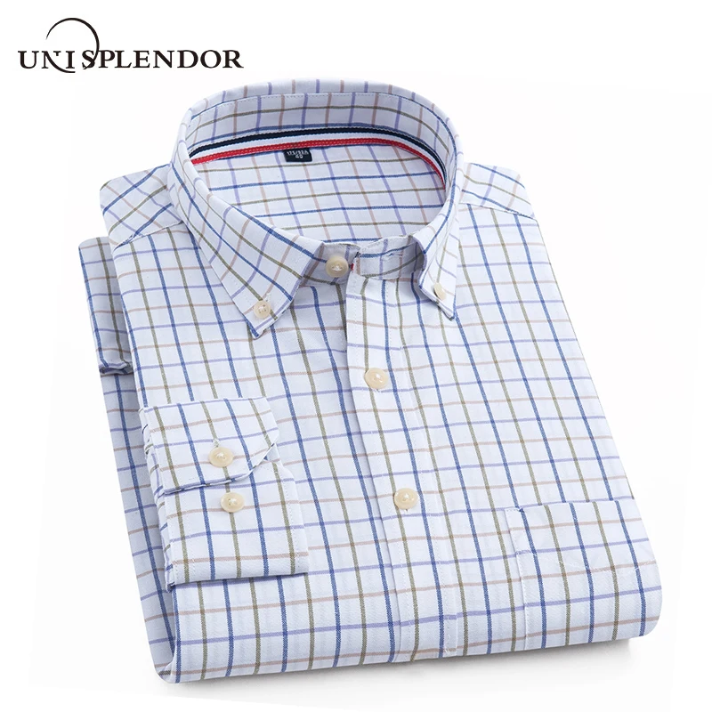 Cotton Men's Oxford Shirts High Quality Long Sleeved Man Shirt Button-down Homme Soft Clothes Fashion Men Casual Shirt YN10510
Cotton Men's Oxford Shirts High Quality Long Sleeved Man Shirt Button-down Homme Soft Clothes Fashion Men Casual Shirt YN10510