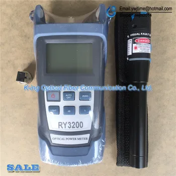 2 In 1 Fiber Optic FTTH Tool 5KM Visual Fault Locator and RY3200B Optical Power Meter -50~+26dBm SC/FC RY3200B OPM
2 In 1 Fiber Optic FTTH Tool 5KM Visual Fault Locator and RY3200B Optical Power Meter -50~+26dBm SC/FC RY3200B OPM