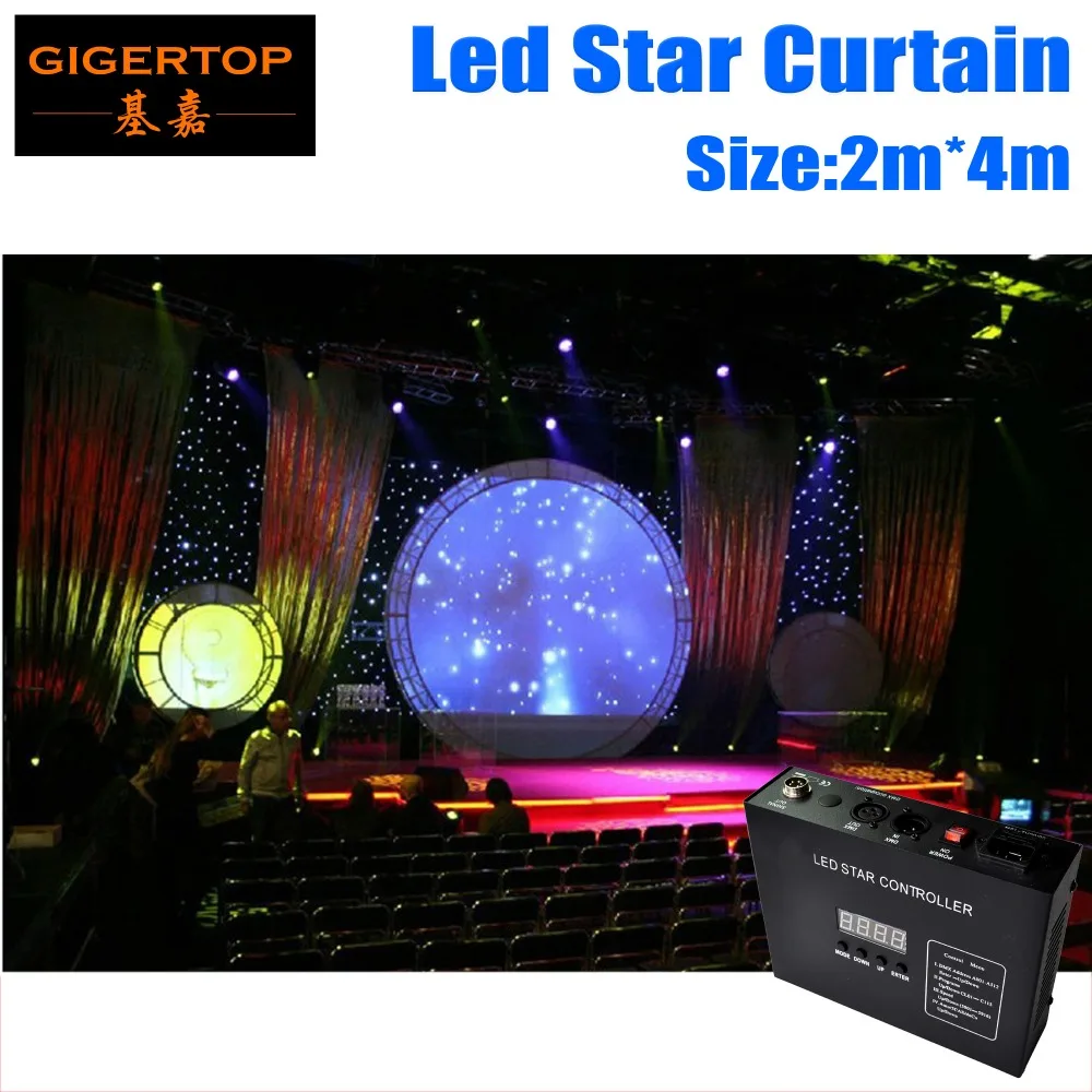 2 м * 4 светодиодная ткань Starcloth по индивидуальному заказу RGBW светодиодные фоны