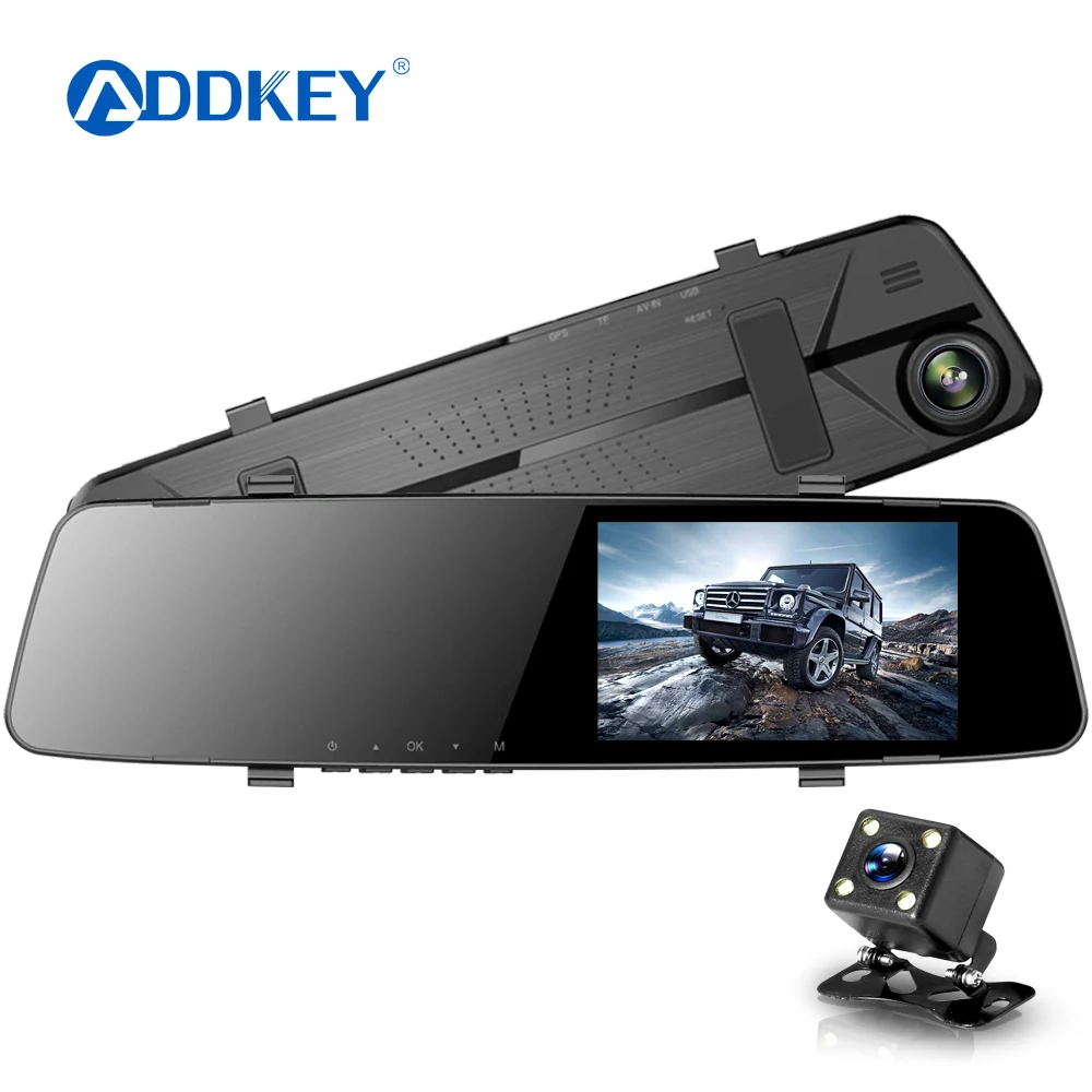 ADDKEY 4.3 Inch Car Dvr Camera Full HD 1080P Automatic Camera Rear View Mirror With DVR And Camera Auto Recorder Dashcam Car DVR
ADDKEY 4.3 Inch Car Dvr Camera Full HD 1080P Automatic Camera Rear View Mirror With DVR And Camera Auto Recorder Dashcam Car DVR