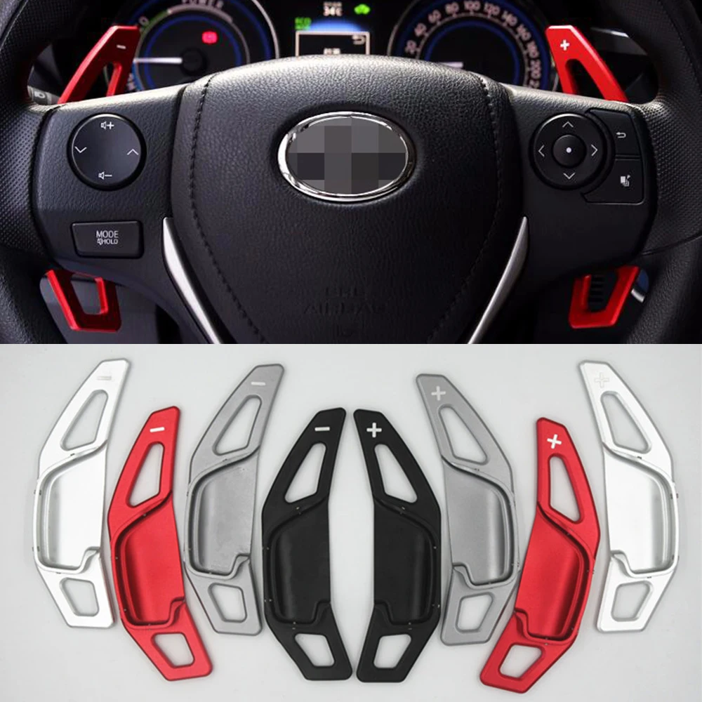 TTCR-II New 2pcs Steering Wheel Shift Paddle Shifter Extension For TOYOTA REIZ CAMRY COROLLA ZELAS LEVIN Chromium Styling
TTCR-II New 2pcs Steering Wheel Shift Paddle Shifter Extension For TOYOTA REIZ CAMRY COROLLA ZELAS LEVIN Chromium Styling