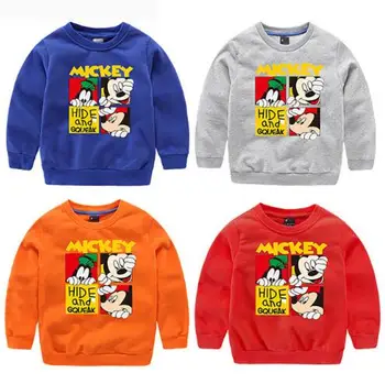 Boys Girls Long Sleeve T shirt Spring Autumn Mickey Round Collar Tee Shirts For Kids Cotton Casual Clothing Children Tops
Boys Girls Long Sleeve T shirt Spring Autumn Mickey Round Collar Tee Shirts For Kids Cotton Casual Clothing Children Tops