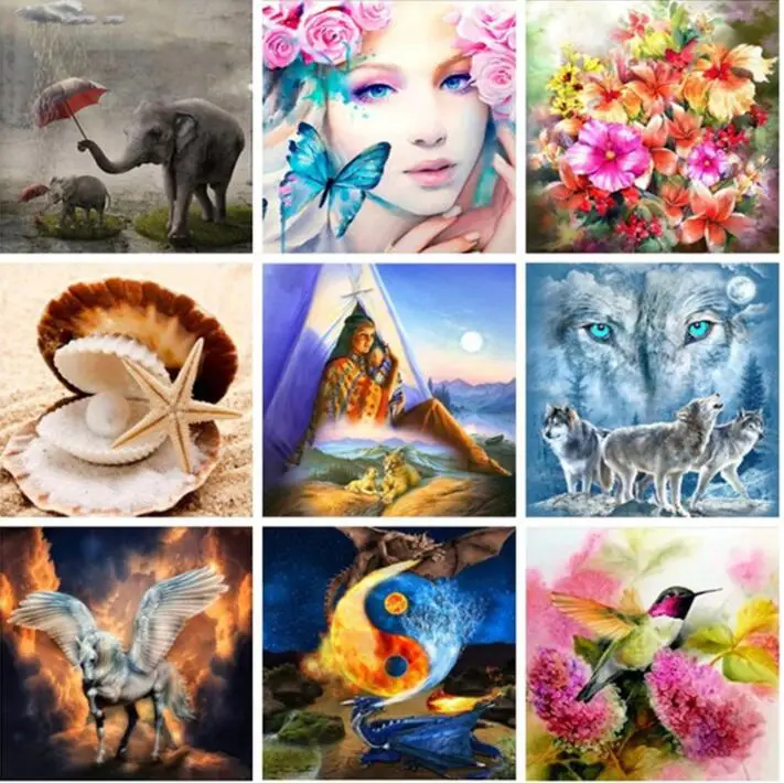NEW square Wolf horse elephant full of Diamond Painting 5D DIY Girl and bird mosaic diamonds wall stickers home decor vase
NEW square Wolf horse elephant full of Diamond Painting 5D DIY Girl and bird mosaic diamonds wall stickers home decor vase